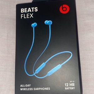 BNIB Beats Flex Wireless Earphones (Blue)